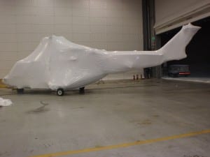 Helicopter shrink wrap