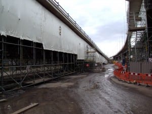 Bridge Scaffold Shrink Wrap
