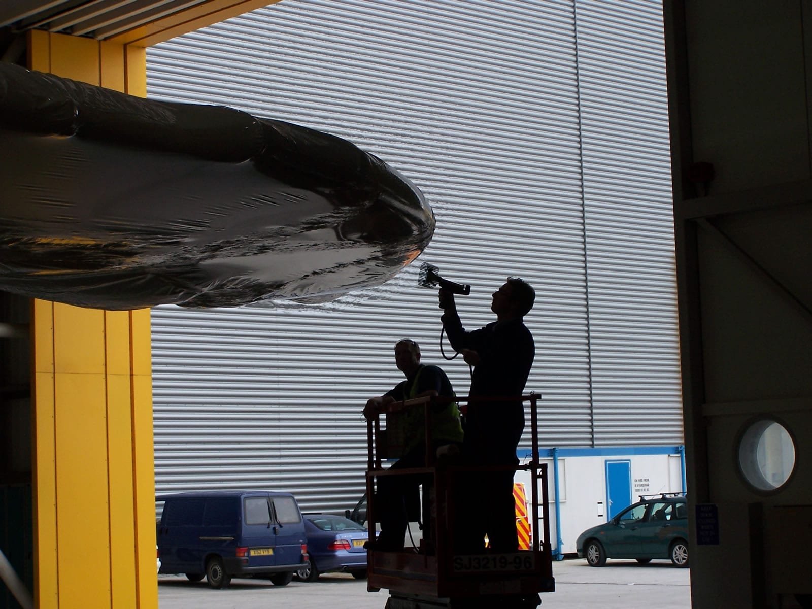 A380 Custom Shrink Wrap Wing Covers Transport Protection Airbus