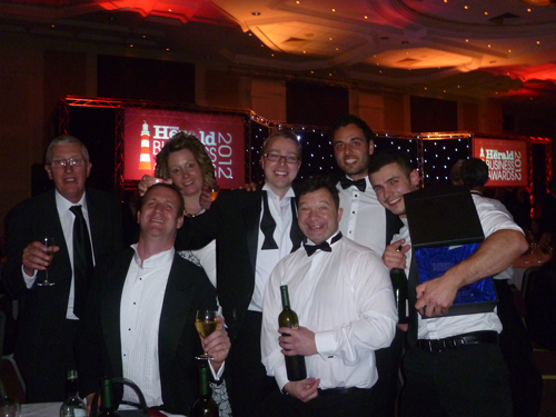 Tufcoat celebrating 2012 SBOY award Tufcoat celebrating winning 2012 SBOY award