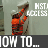 Installing an access door