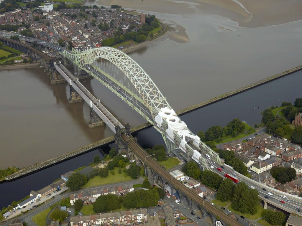 Silver Jubilee Bridge Grit Blasting Containment