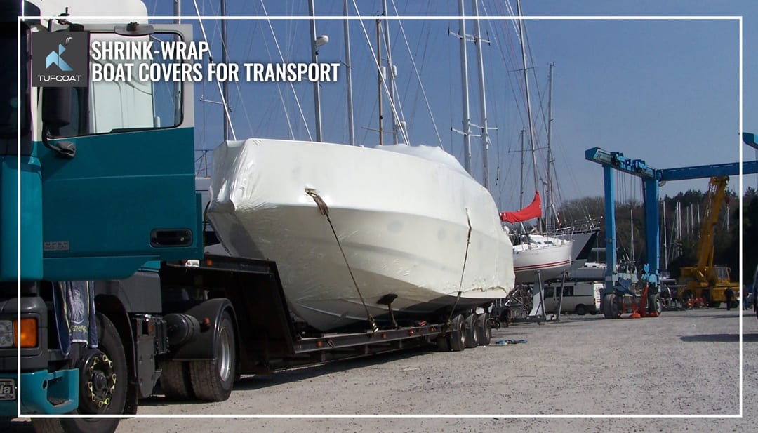 transport boat covers shrink-wrap protection for yachts