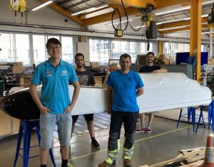 Tufcoat founder Ewan Lake wraps first of its kind green energy boat