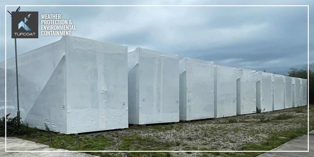 Modular building cover