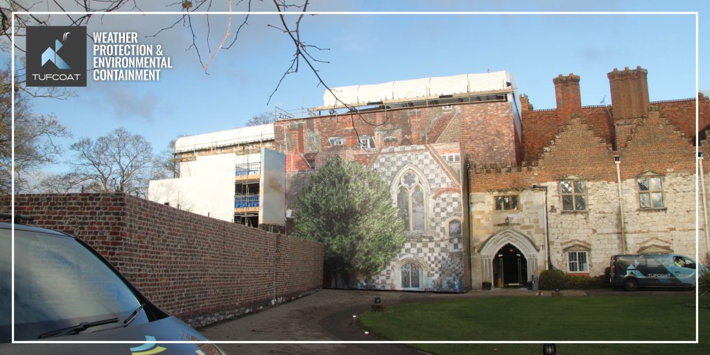 Bisham Abbey. Sensitive restoration shrink-wrap