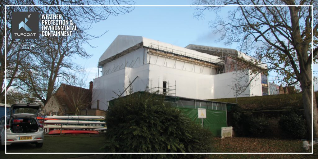 Bisham Abbey. Sensitive restoration shrink-wrap