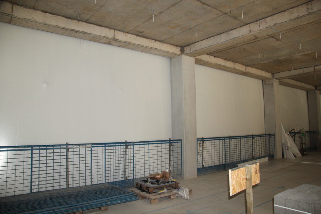 shrink-wrap construction screens